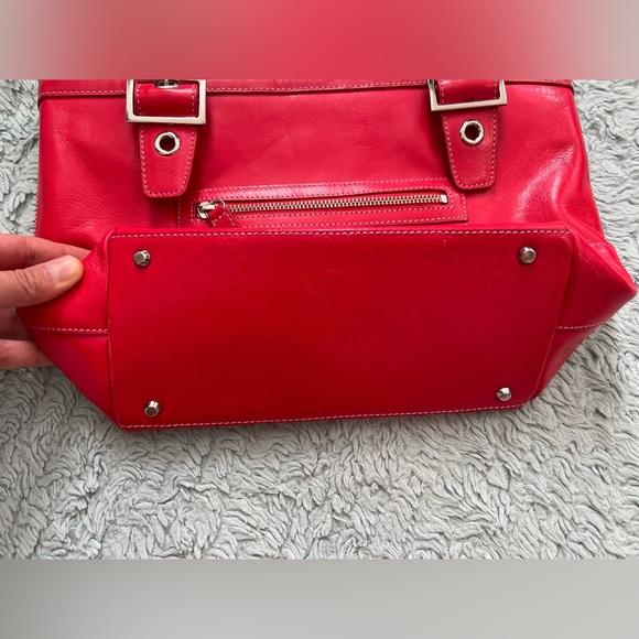 Vintage Nordstrom Leather Handbag Purse - Picture 10 of 12